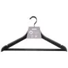 B&M Matt Black Wooden Hangers 4pk 2 B&M Matt Black Wooden Hangers 4pk -Furniture shop 392148 4pk matte black wooden hangers