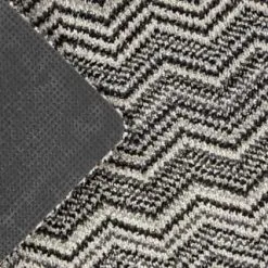 B&M Buddy Chevron Mono Doormat -Furniture shop 392186 buddy chevron mat mono 3