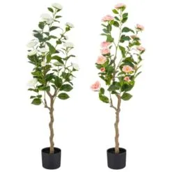 Bloom Rose Tree - White 7 Bloom Rose Tree - White -Furniture shop 392869 rose tree group