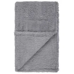 Home Essentials Teddy TV Blanket - Charcoal -Furniture shop 393425 home essentials teddy tv blanket charcoal 2