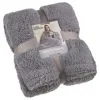 Home Essentials Teddy TV Blanket - Charcoal 2 Home Essentials Teddy TV Blanket - Charcoal -Furniture shop 393425 home essentials teddy tv blanket charcoal 5