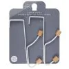 B&M Wood Double Over The Door Hooks 2pk 1 B&M Wood Double Over The Door Hooks 2pk -Furniture shop 393905 2pk wood double over the door hooks