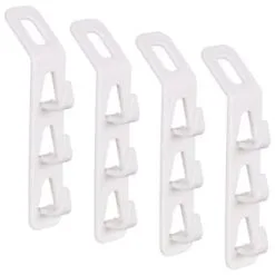 B&M Space Saving Hanger Organisation Hooks 4pk -Furniture shop 393906 space saving hanger organisation hooks 4