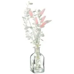 B&M Flower Arrangement In Glass Bottle