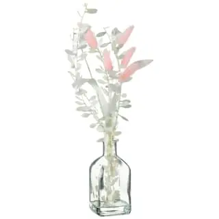B&M Flower Arrangement In Glass Bottle 3 B&M Flower Arrangement In Glass Bottle