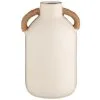 B&M Ceramic Vase With Wicker Handles -Furniture shop 394330 ceramic vase with wicker handles