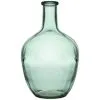 B&M Organic Glass Vase -Furniture shop 394348 green glass vase