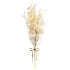 B&M Dried Flower Bunches - Pink