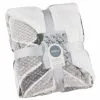 B&M Simply Geo Waffle Throw - Grey -Furniture shop 394917 simply geo waffle throw grey