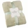 Home & Co Large Sage Supersoft Fleece Throw -Furniture shop 394946 large fleece throw sage
