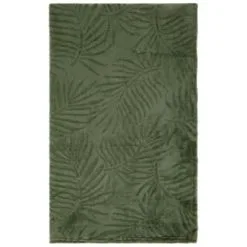 Home & Co Large Leaf Embossed Green Throw 8 Home & Co Large Leaf Embossed Green Throw -Furniture shop 394947 large leaf embossed green throw 2