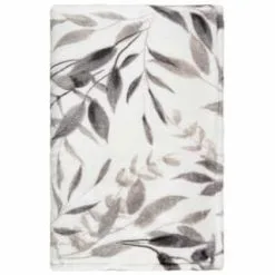 Home & Co Winston Mono Leaf Sherpa Throw -Furniture shop 394976 winston leaf sherpa throw mono 2