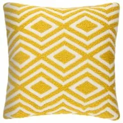 Home & Co Lara Loop Ochre Cushion