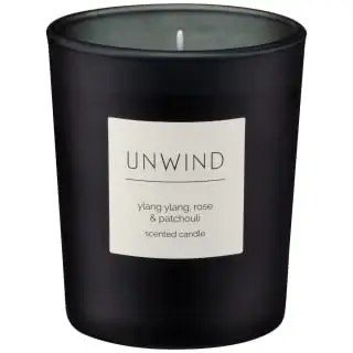 B&M Unwind Scented Candle - Ylang Ylang & Rose & Patchouli 3 B&M Unwind Scented Candle - Ylang Ylang & Rose & Patchouli