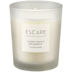 B&M Escape Scented Candle - Mandarin & Lemon & Pink Grapefruit