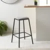 B&M Home Collection Grey Barstool -Furniture shop 395688 home collection grey barstool1