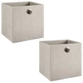 Lokken Cord Storage Cubes 2pk - Light Grey 5 Lokken Cord Storage Cubes 2pk - Light Grey - Image 3