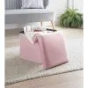 B&M Square Storage Cube - Pink -Furniture shop 395864 square cube pink