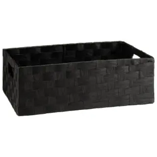 B&M Caen Set Of 3 Paper Rope Baskets - Black 5 B&M Caen Set Of 3 Paper Rope Baskets - Black - Image 3