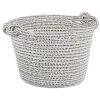 B&M Cara Rope Basket With Handle - Mono -Furniture shop 395882 cara rope basket mono