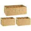 B&M Caen Set Of 3 Paper Rope Baskets - Natural 1 B&M Caen Set Of 3 Paper Rope Baskets - Natural -Furniture shop 395883 caen set of 3 paper rope baskets natural 2