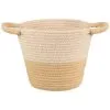 B&M Two Tone Rope Basket - Natural -Furniture shop 395886 two tone rope basket natural
