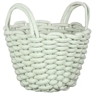B&M Thick Rope Basket - Green 3 B&M Thick Rope Basket - Green
