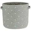B&M Heart Fabric Basket - Grey