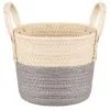 B&M Wicker Basket - Grey -Furniture shop 395907 wicker basket grey