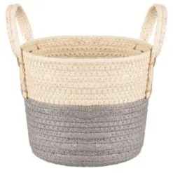 B&M Wicker Basket - Grey