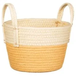 B&M Wicker Basket - Ochre