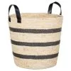 B&M Striped Basket - Mono -Furniture shop 395928 mono stripe basket1