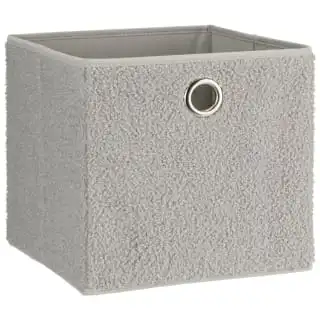 Lokken Teddy Storage Cubes 2pk - Grey 3 Lokken Teddy Storage Cubes 2pk - Grey