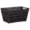 B&M Paper Rope Basket - Black -Furniture shop 395985 paper rope basket black