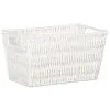 B&M Paper Rope Basket - White -Furniture shop 395987 paper rope basket white