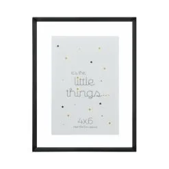 B&M Glass & Metal Photo Frame 4x6" -Furniture shop 396345 glass and metal frame 4x6 2