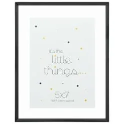 B&M Glass & Metal Photo Frame 5x7" -Furniture shop 396346 glass and metal frame 5x7 2