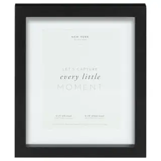 B&M New York Box Photo Frame - 6 X 8" - Black 4 B&M New York Box Photo Frame - 6 X 8" - Black - Image 2