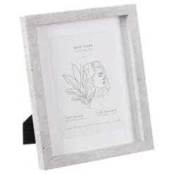 B&M Concrete Effect Photo Frame 6 X 8"