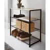 B&M Michigan 4 Tier Multi Purpose Shoe Storage -Furniture shop 396735 michigan 4 tier multipurpose shoe storage