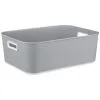 Home Essentials Anti Slip Large Storage Box - Grey -Furniture shop 396957 anti slip large storage box grey
