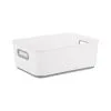 Home Essentials Anti Slip Medium Storage Box - White 1 Home Essentials Anti Slip Medium Storage Box - White -Furniture shop 396958 anti slip medium storage box white