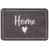 B&M Super Soft Washable Home Doormat - Grey