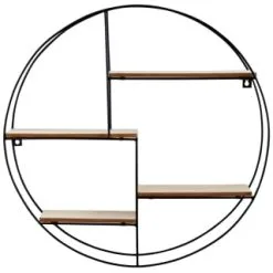 B&M Michigan Round Multi-Section Shelf -Furniture shop 397377 michigan circular shelf 2