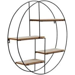 B&M Michigan Round Multi-Section Shelf -Furniture shop 397377 michigan circular shelf 3