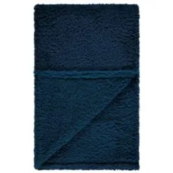 Simply Kids Teddy Throw - Navy -Furniture shop 400206 simply kids teddy rolled kids throw navy 2